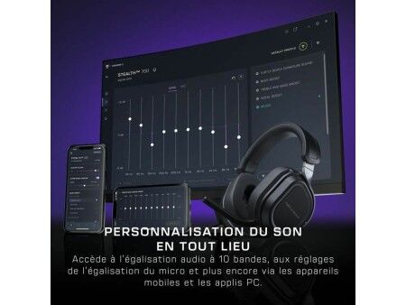 Słuchawki z Mikrofonem Turtle Beach Stealth 700PC Czarny
