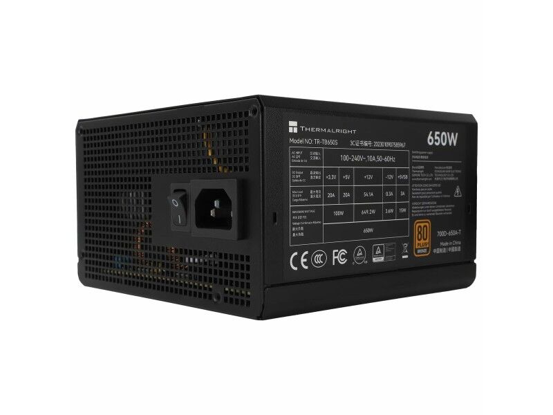 Zasilanie Thermalright TB650S ATX 650 W 80 Plus Bronze