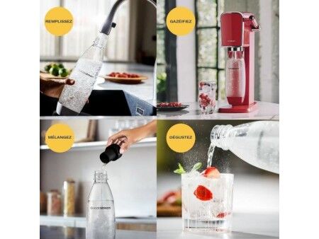Maszyna do Gazowania Wody sodastream ART Mandarine 1 L