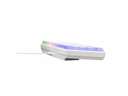 Klawiatura Bluetooth The G-Lab Azerty Francuski Biały