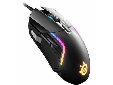 Myszka SteelSeries Rival 5 Czarny Gaming Z kablem Światła LED
