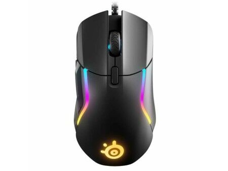 Myszka SteelSeries Rival 5 Czarny Gaming Z kablem Światła LED
