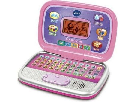 Komputer przenośny Vtech Ordi Genius Kid Gra edukacyjna Różowy Interaktywny Francuski (FR)