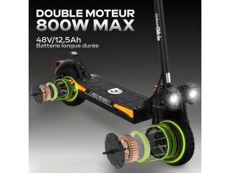 Skuter elektryczny Urbanglide ECROSS PRO BOOST 2 Czarny 25 km/h 800 W