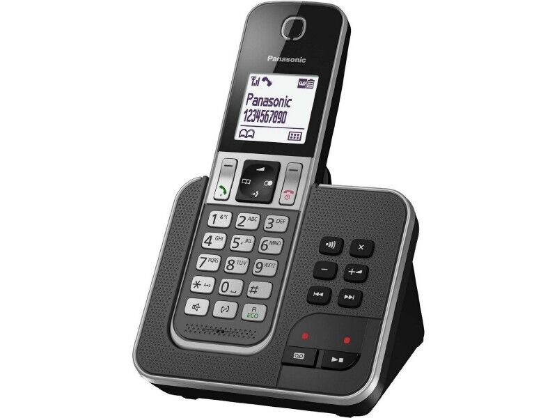 Telefon Bezprzewodowy Panasonic KX-TGD320FRG Biały Czarny Szary