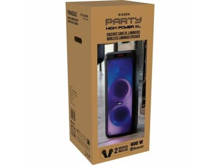 Głośnik Bluetooth Przenośny Big Ben Interactive Czarny 600 W