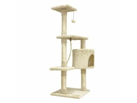 Drapak dla Kotów Paloma 40 x 40 x 114 cm Beżowy