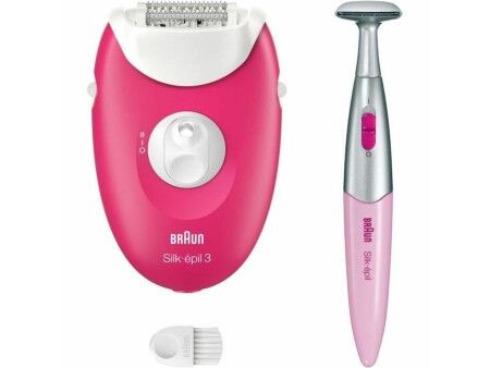 Depilator Elektryczny Braun 3-202 Fuksja