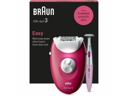 Depilator Elektryczny Braun 3-202 Fuksja