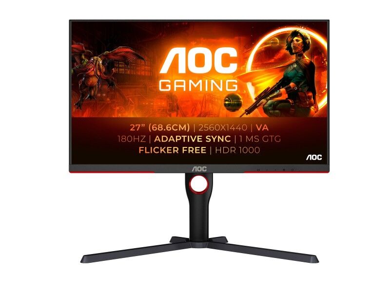 Monitor Gaming AOC Q27G3XMN/BK 2K 27" 180 Hz