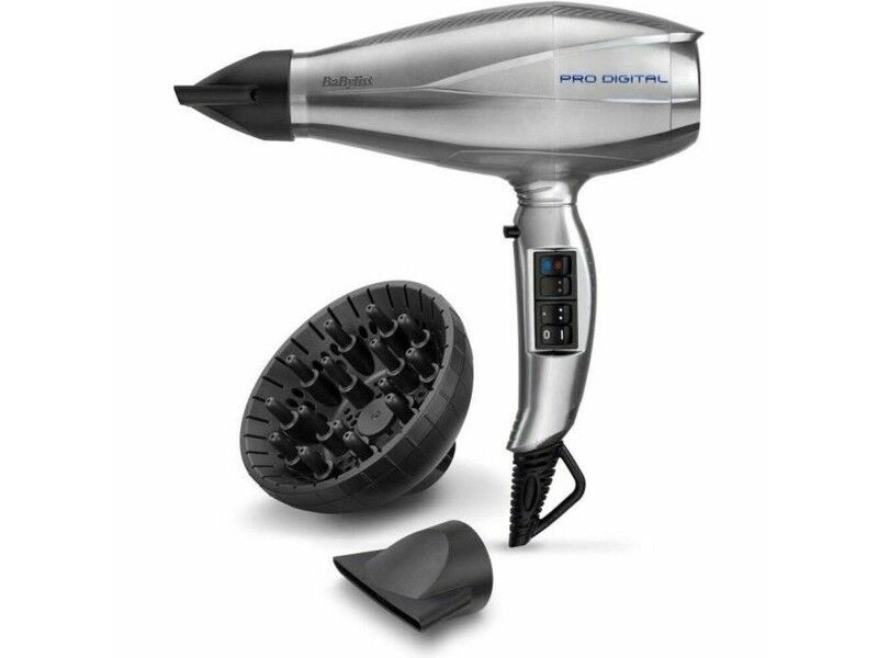 Suszarka do Włosów Babyliss Pro Digital 6000E 2200 W 2200 W Srebrzysty