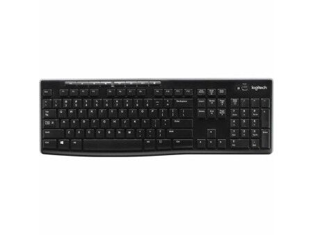 Klawiatura Bezprzewodowa Logitech Francuski Czarny AZERTY
