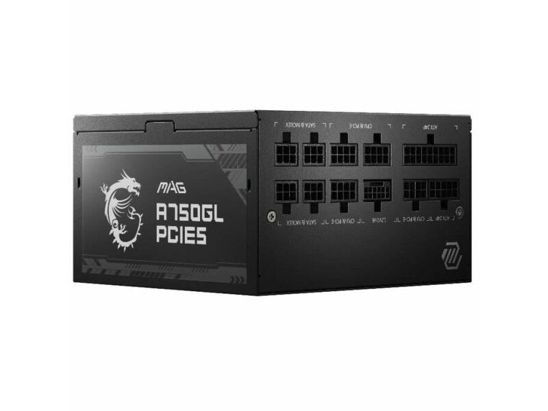 Zasilanie MSI Mag A750GL PCIe5 750 W 110 W 80 Plus Gold