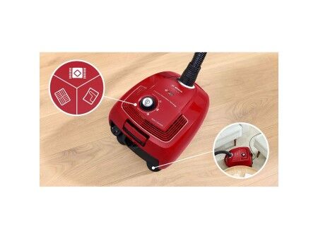 Odkurzacz BOSCH BGB38RD2 Czerwony Czarny/Czerwony 600 W