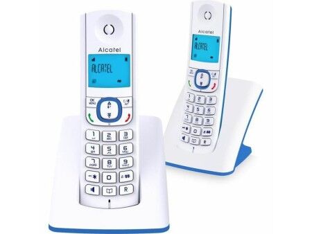 Telefon Stacjonarny Alcatel F530 Duo Niebieski Niebieski/Biały