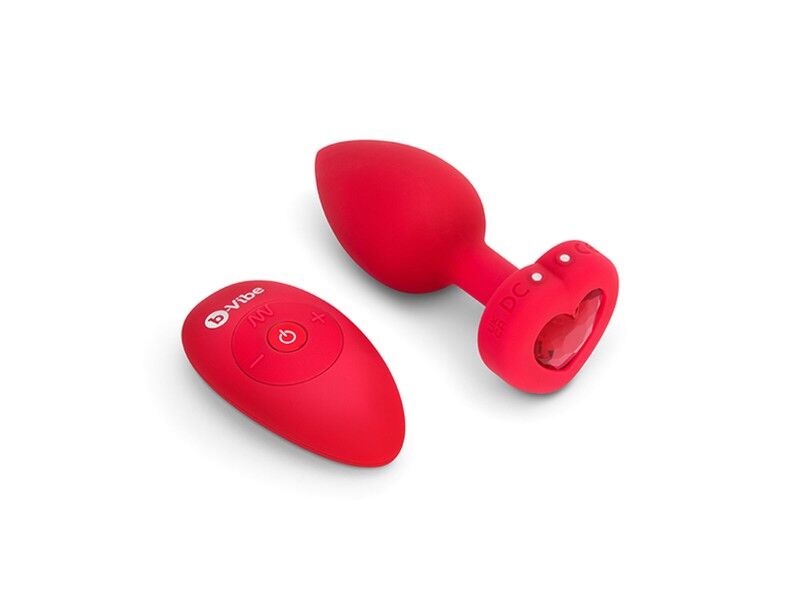 Wibrator B-Vibe Heart Czerwony