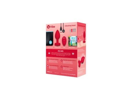 Wibrator B-Vibe Heart Czerwony