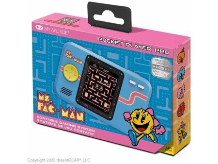 Przenośna konsola do gier My Arcade Pocket Player PRO - Ms. Pac-Man Retro Games Niebieski