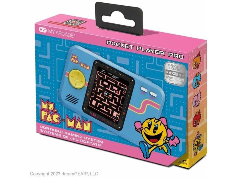 Przenośna konsola do gier My Arcade Pocket Player PRO - Ms. Pac-Man Retro Games Niebieski