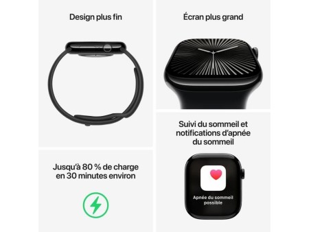Smartwatch Apple Watch Series 10 GPS Szary 46 mm