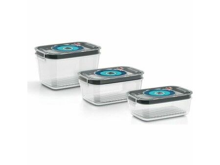 Set 3 Pojemników na Lunch BOSCH Tritan Plastikowy 700 ml 1 L 1,5 L (3 Sztuk)