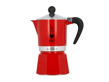 Włoska Kafeterka Bialetti Rainbow rouge 6 Kubki Aluminium
