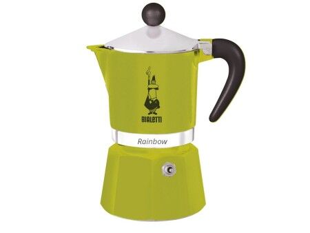 Włoska Kafeterka Bialetti Rainbow Vert Metal Aluminium