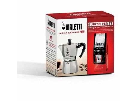 Włoska Kafeterka Bialetti Moka Classico Szary 3 Šálky