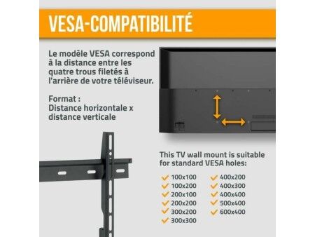 Uchwyt na TV Nanook Ultra Flat 32" 55"
