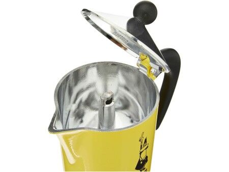 Włoska Kafeterka Bialetti Rainbow Żółty Jaune Metal 6 Kubki