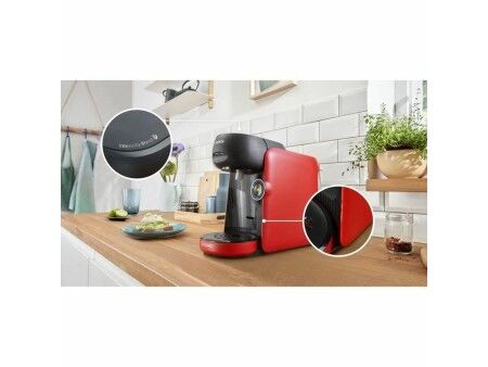 Ekspres do Kawy na Kapsułki BOSCH TAS163E T16 Finesse Czarny Czerwony rouge 1400 W 700 ml