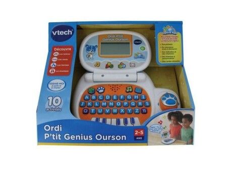 Komputer przenośny Vtech Genius Blue Bear 26 x 5,5 x 19,7 cm Gra edukacyjna FR
