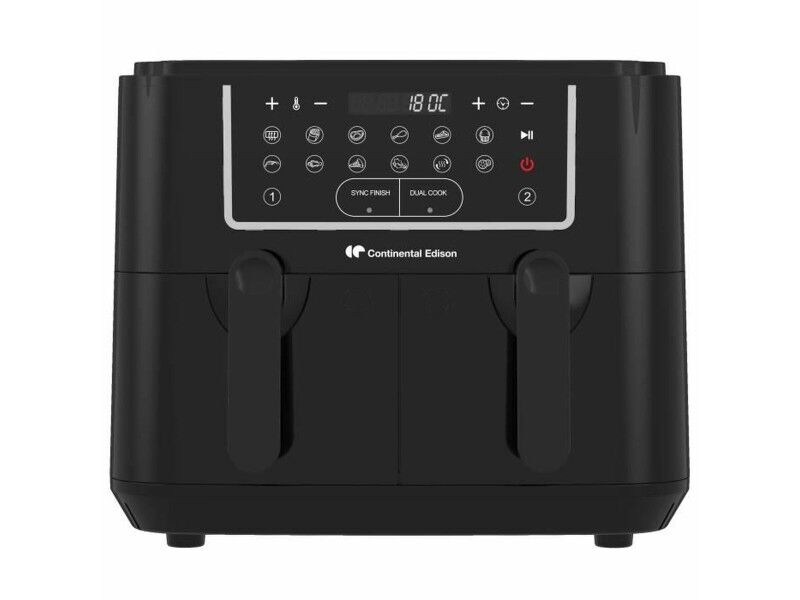 Frytkownica na gorące powietrze Continental Edison Czarny 2400 W 9 L