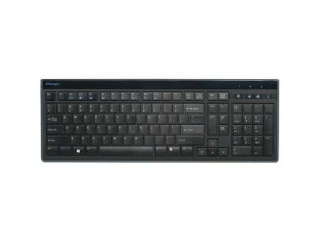 Klawiatura Kensington Advance Fit AZERTY Czarny Czarny matowy Francuski AZERTY