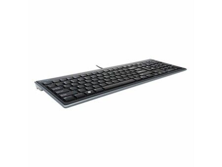 Klawiatura Kensington Advance Fit AZERTY Czarny Czarny matowy Francuski AZERTY