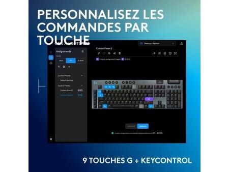 Klawiatura Bezprzewodowa Logitech G915 X Czarny AZERTY