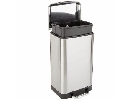 Kosz na śmieci Kitchen Move Stal nierdzewna 30 L Szary