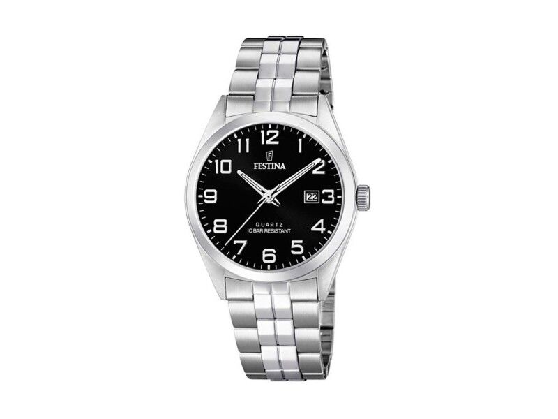 Zegarek Męski Festina F20437/4 Czarny Srebrzysty (Ø 40 mm)