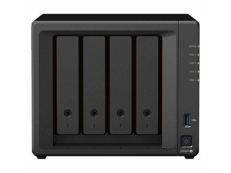 Zasilanie do sieciowej pamięci masowej NAS Synology DS923+ Czarny AM4 Socket: AMD Ryzen™ AMD Ryzen R1600