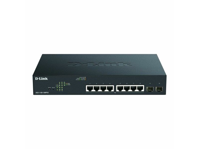 Przełącznik D-Link DGS-1100-10MPV2/E Czarny