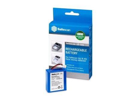 Bateria do Testera Banknotów Safescan LB-105 Niebieski