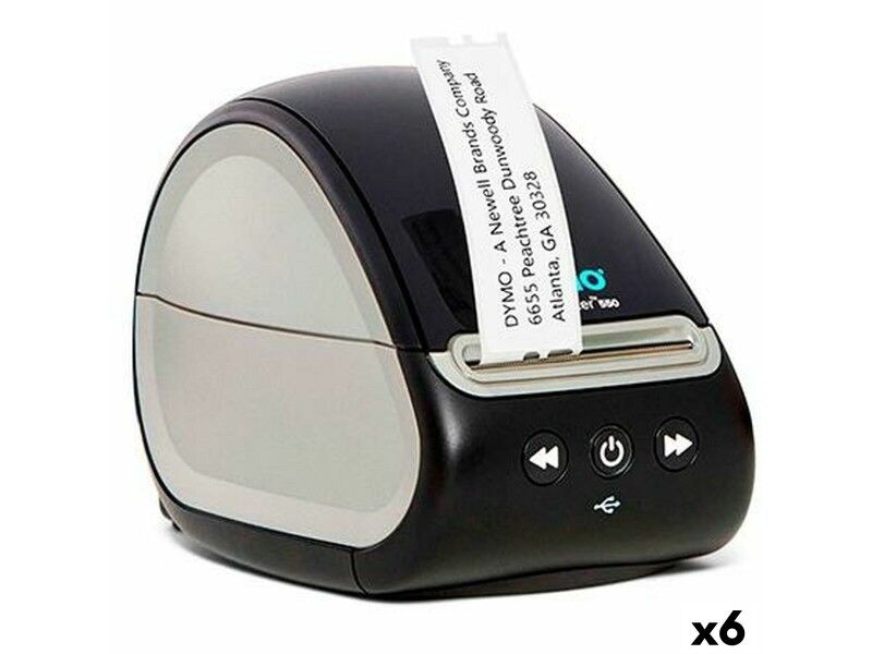 Elektryczna Przenośna Drukarka Etykiet Dymo Labelwriter 550 6 Sztuk