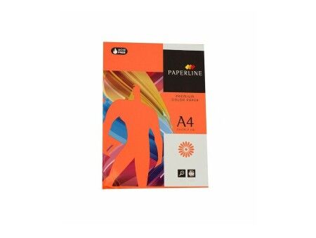 Papier do Drukarki Fabrisa Paperline A4 500 Kartki Pomarańczowy (5 Sztuk)