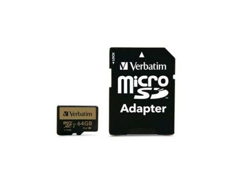 Karta Pamięci Micro-SD z Adapterem Verbatim Pro+ 64 GB