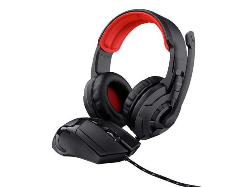 Pakiet Gaming Trust 24761 Myszka Słuchawki Czarny