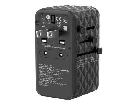 Adapter Verbatim Czarny Szary 100 W