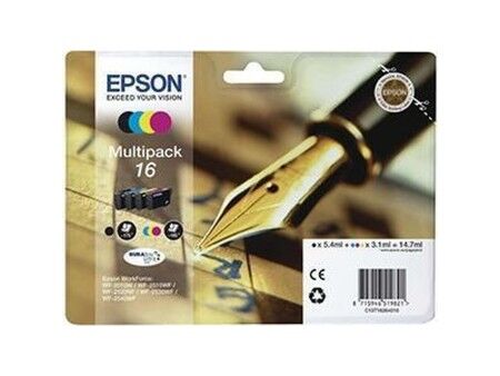 Oryginalny Wkład Atramentowy Epson Czarny/Cyan/Magenta/Żółty (8 Sztuk) (1 Sztuk)