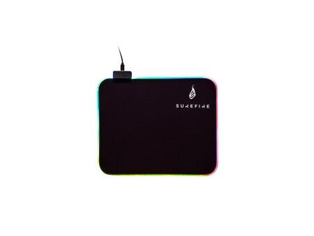 Podkładka pod Myszkę Gaming Verbatim Surefire Gaming SIlent Flight RGB-320 Czarny 32 x 26 cm