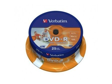 DVD-R Verbatim 4,7 GB 16x (8 Sztuk)