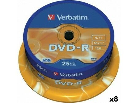 DVD-R Verbatim 4,7 GB 16x (8 Sztuk)